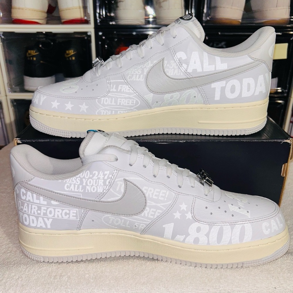 Nike Air Force 1 '07 Premium "1-800". CI16321-100

     Box no lid - Picture 3 of 8